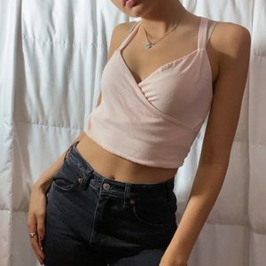 Pink Crop Top